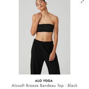 Alosoft Bandeau Top - Black